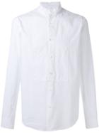 Dondup - Band Collar Shirt - Men - Cotton - L, White, Cotton