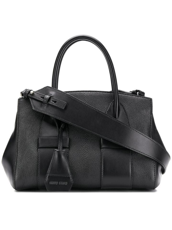Miu Miu Classic Tote Bag - Black