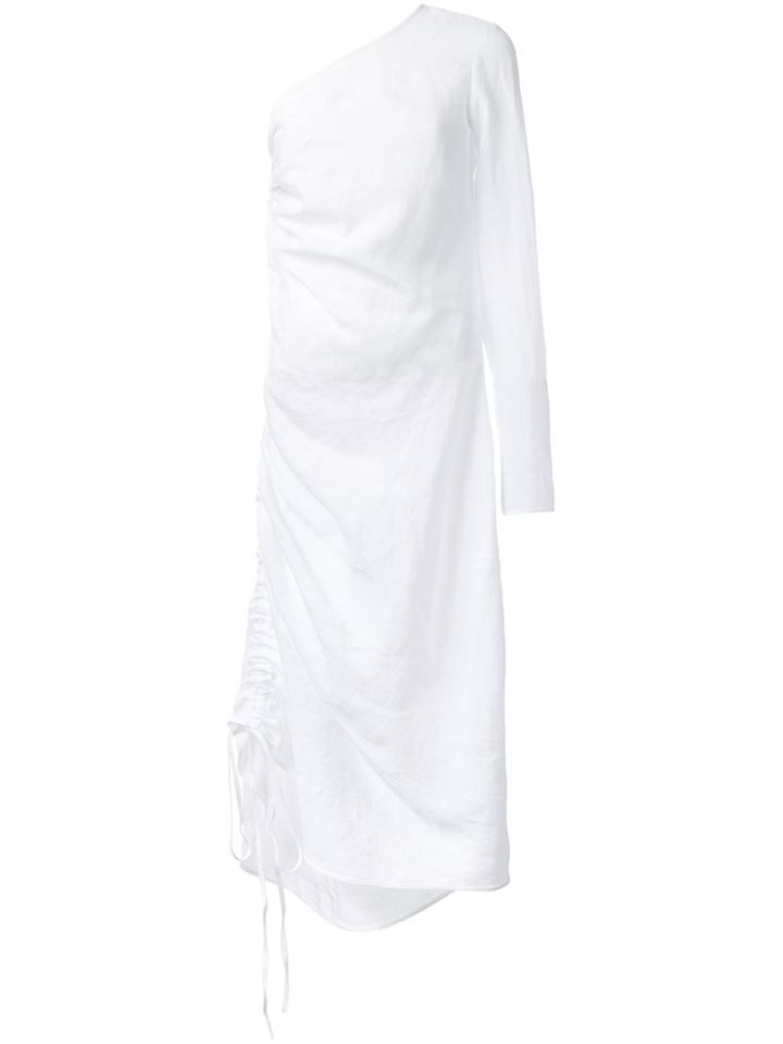 Georgia Alice 'snake' Dress, Women's, Size: 8, White, Linen/flax