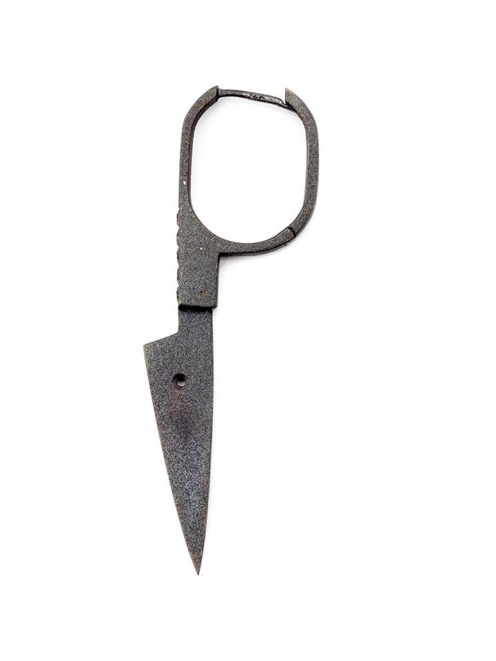 Lauren Klassen Scissor Earrings, Women's, Grey