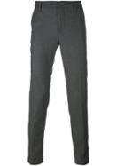 Dondup Tapered Regular Trousers, Men's, Size: 34, Brown, Cotton/spandex/elastane/virgin Wool