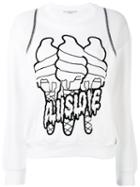 Stella Mccartney - Ice Cream Jumper - Women - Cotton/polyamide/polyester/viscose - 40, White, Cotton/polyamide/polyester/viscose