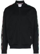 Moschino Italian Flag Logo Jacket - Black