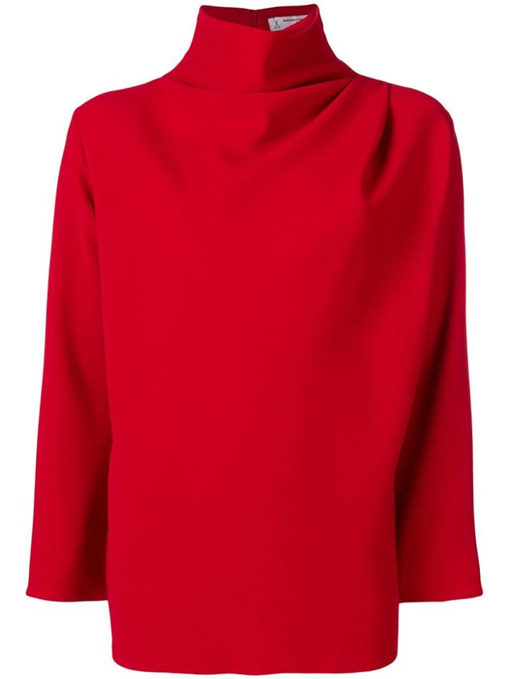 Alberto Biani Turtleneck Sweatshirt - Red