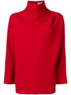 Alberto Biani Turtleneck Sweatshirt - Red