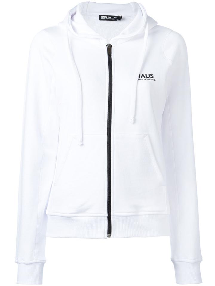 Haus By Ggdb - Classic Zipped Hoodie - Women - Cotton - M, Women's, White, Cotton
