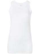 Lareida - 'franc' Tank Top - Women - Cotton/elastodiene - S, White, Cotton/elastodiene