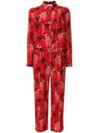 Red Valentino Floral Print Jumpsuit