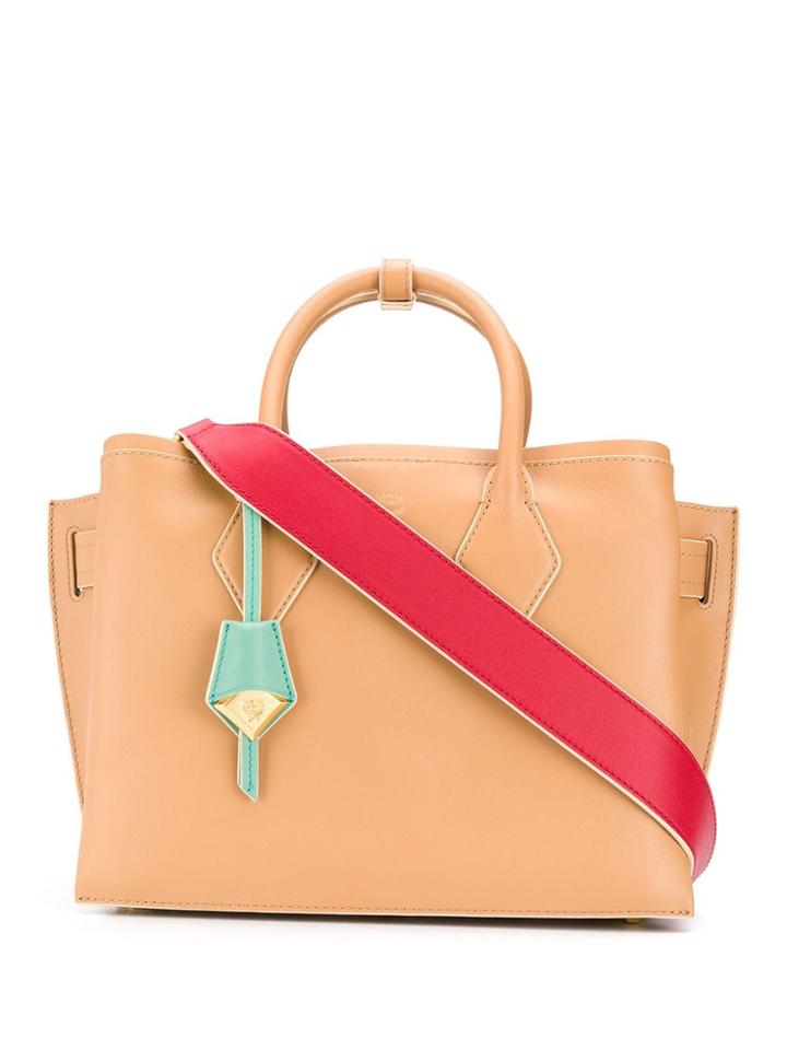 Mcm Neo Milla Medium Tote - Neutrals
