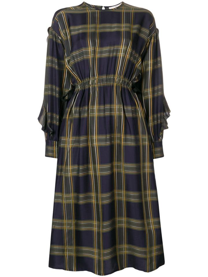 Tela Madras Check Dress - Blue