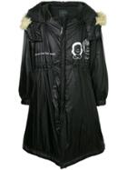 Undercover Oversized Hooded Raincoat - Black