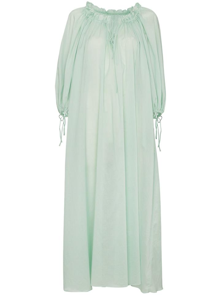 Three Graces Almost A Honeymoon Cotton Dress - Green