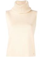 Chanel Vintage Knitted Sleeveless Top - Neutrals