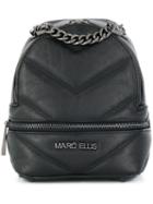 Marc Ellis Quilted Effect Backpack - Black