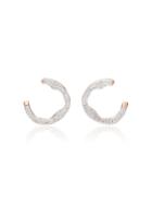 Monica Vinader Rp Riva Diamond Circle Wrap Earrings - Gold