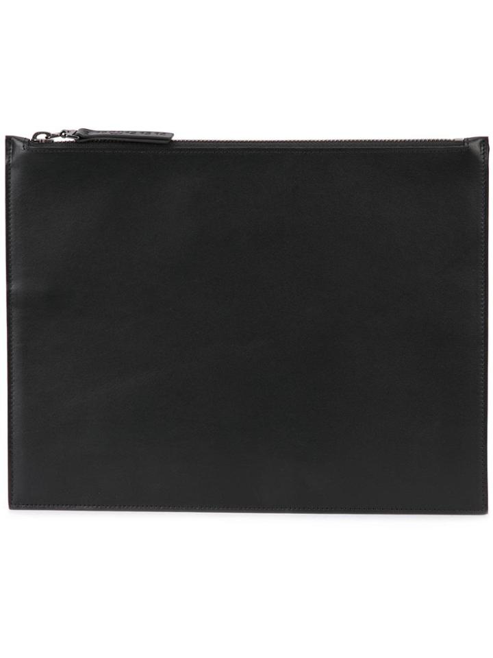 Maison Margiela Slimline Zip Clutch - Black
