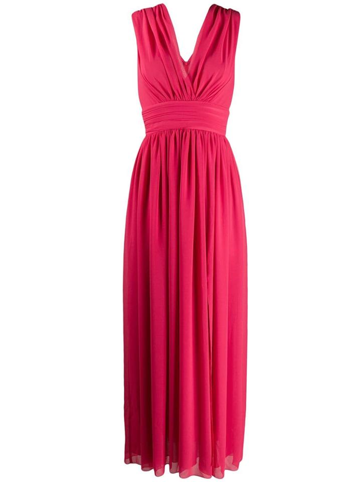 Blanca Flared Evening Dress - Pink