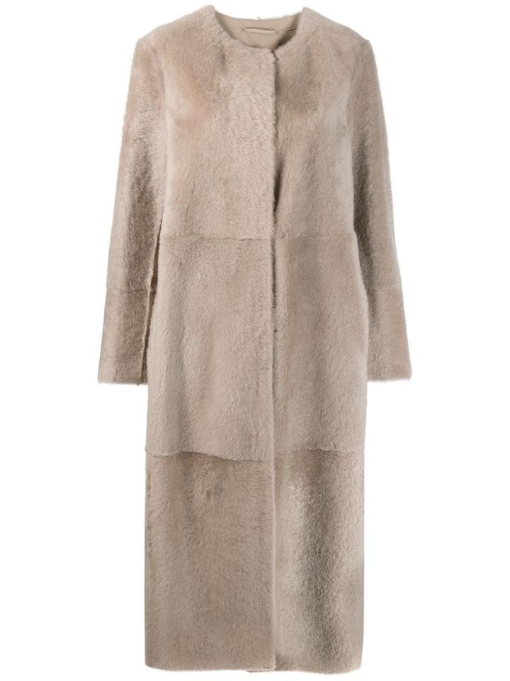 's Max Mara Longline Coat - Grey