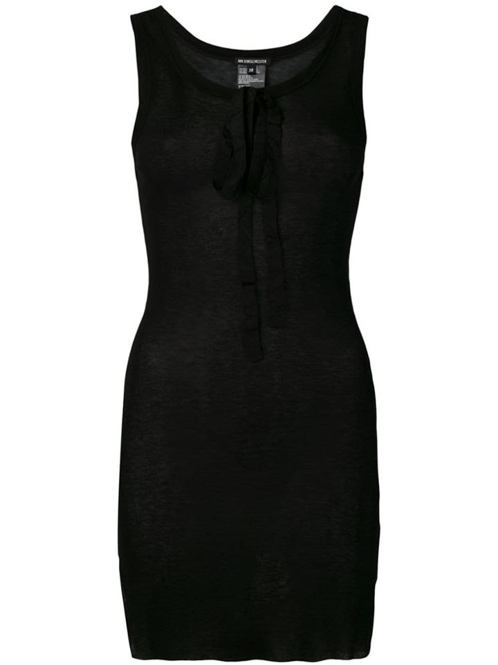 Ann Demeulemeester Mid-length Tank - Black