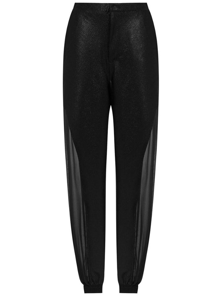 Tufi Duek Metallic Jogging Trousers - Black