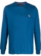 Ps Paul Smith Embroidered Zebra T-shirt - Blue