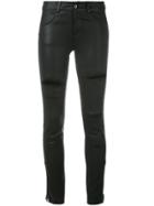 Federica Tosi Ripped Trim Pants - Black