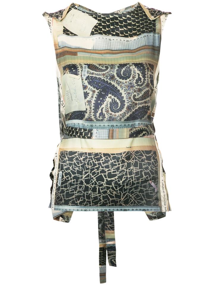 Maison Mihara Yasuhiro Multi-pattern Blouse - Multicolour