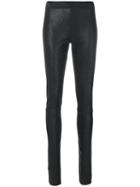 Drome - Skinny Trousers - Women - Leather - M, Black, Leather