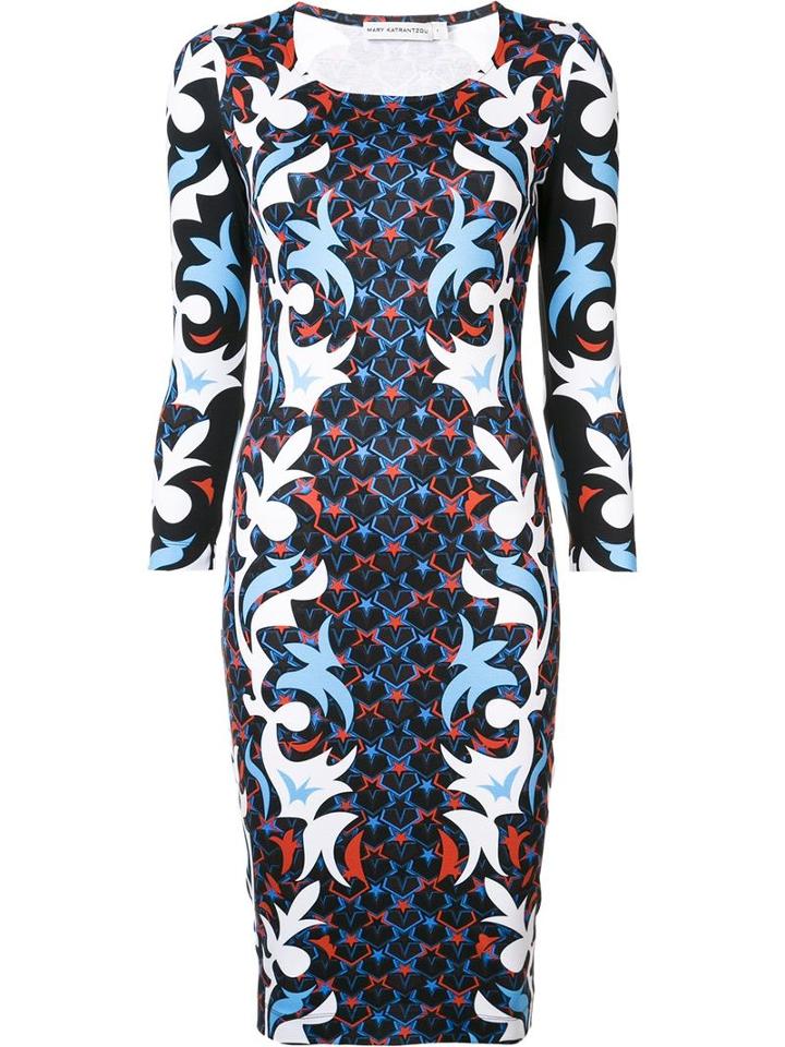 Mary Katrantzou 'pluto' Dress, Women's, Size: Small, Viscose/spandex/elastane