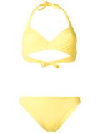 Fisico Classic Style Bikini Set - Yellow & Orange