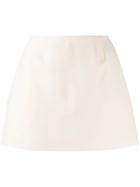 Valentino Crepe Couture Mini Skirt - Neutrals