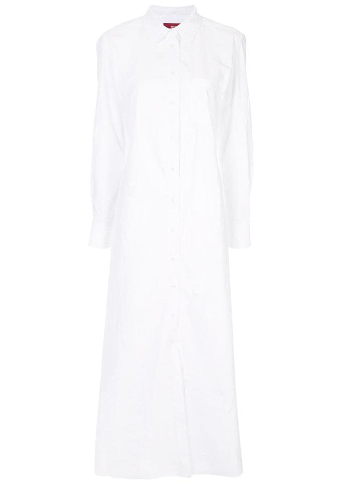 Sies Marjan Crinkle Shirt Dress - White