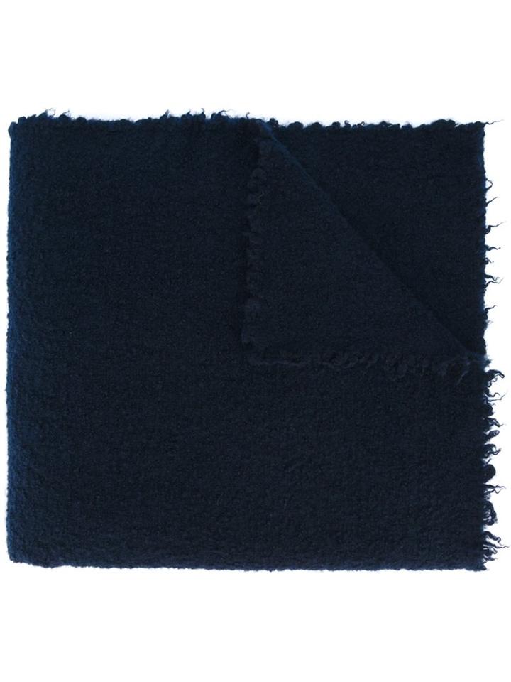 Faliero Sarti Knit Scarf, Women's, Blue, Nylon/cashmere/virgin Wool