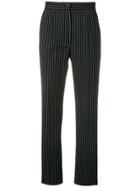 Dolce & Gabbana Classic Pinstriped Trousers - Black