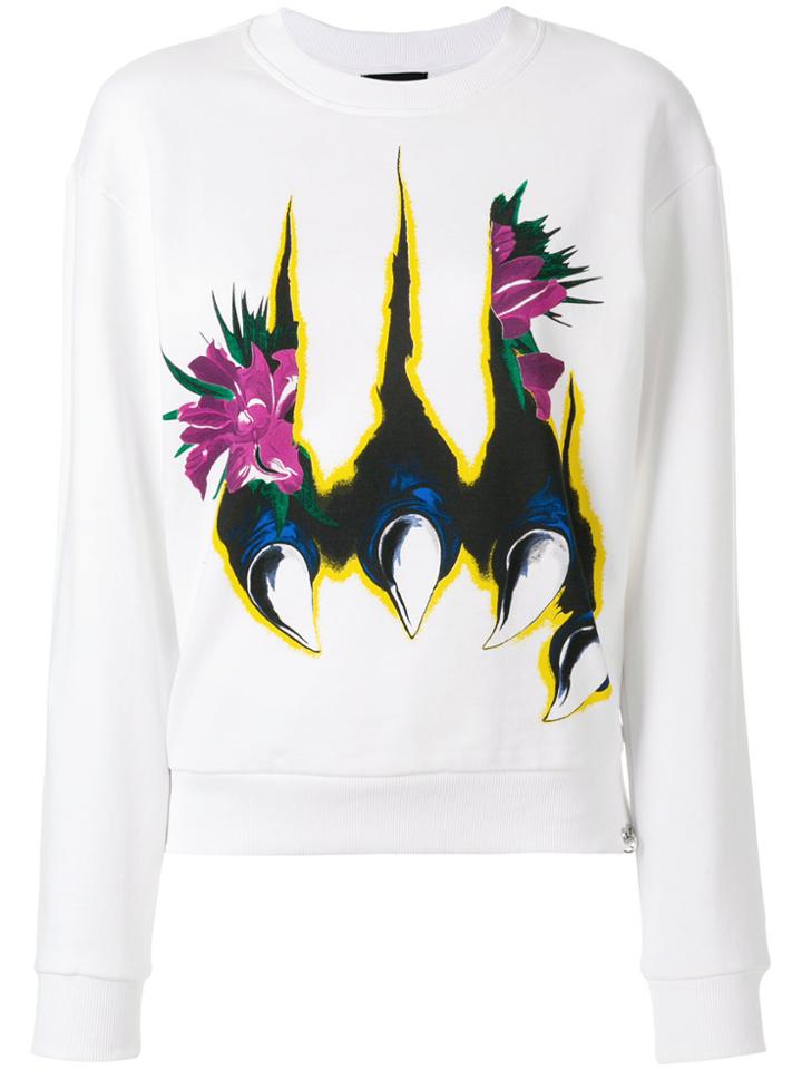 Diesel Mixed-print Sweatshirt - White