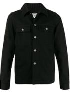 Maison Margiela Striped Denim Jacket - Black
