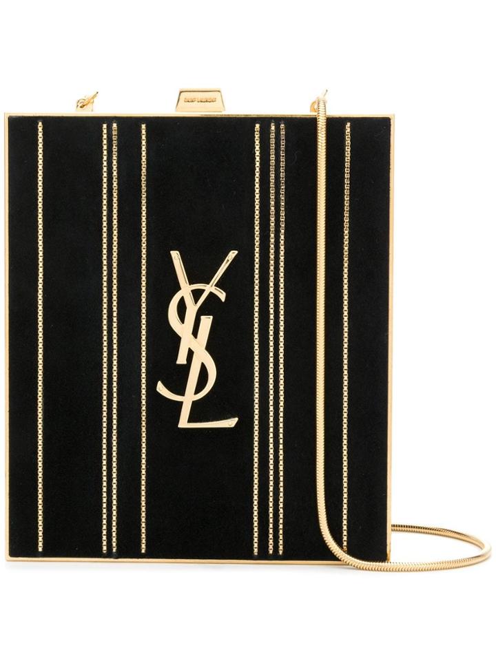 Saint Laurent Monogram Box Bag - Black