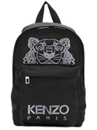 Kenzo Tiger Embroidered Backpack - Black