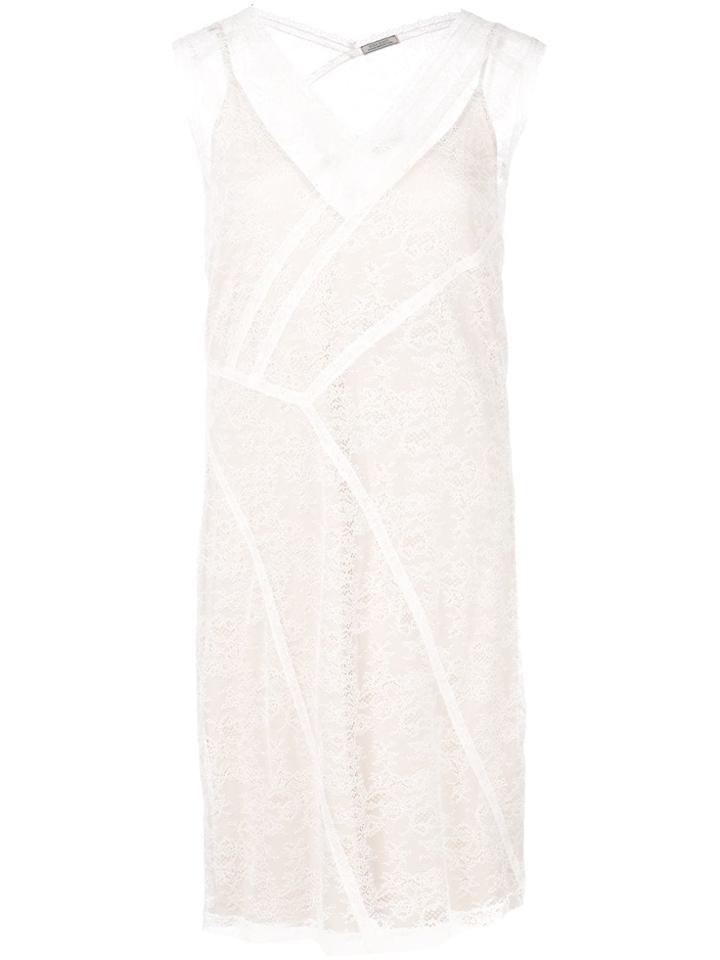 Nina Ricci Fitted Panel Dress - Neutrals