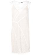 Nina Ricci Fitted Panel Dress - Neutrals