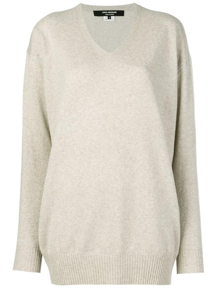 Junya Watanabe V-neck Jumper - Nude & Neutrals