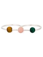 Vibe Harsl0f Stone Bead Double Finger Ring