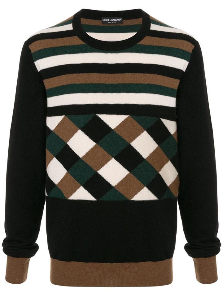 Dolce & Gabbana Crew Neck Sweater - Brown