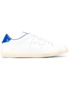 Leather Crown Low Top Sneakers - White