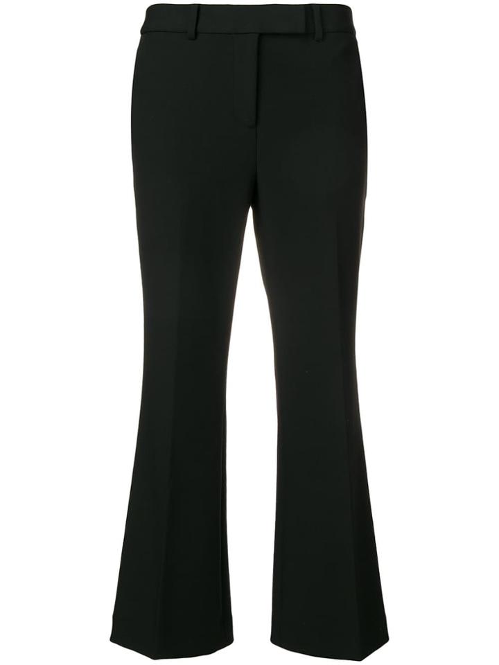 Michael Kors Collection Flared Tailored Trousers - Black