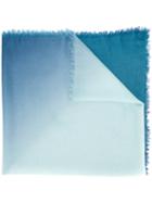 Paul Smith - Ombré Scarf - Women - Silk/cashmere - One Size, Blue, Silk/cashmere