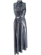 Egrey Metallic High Neck Dress