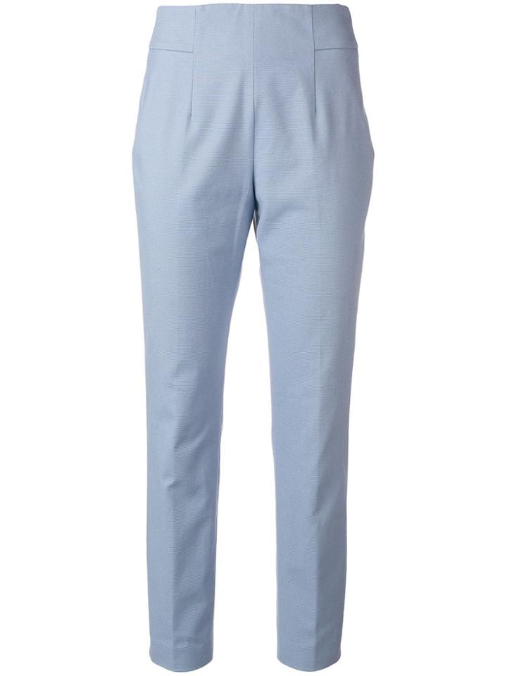 Peserico Straight Leg Trousers - Blue