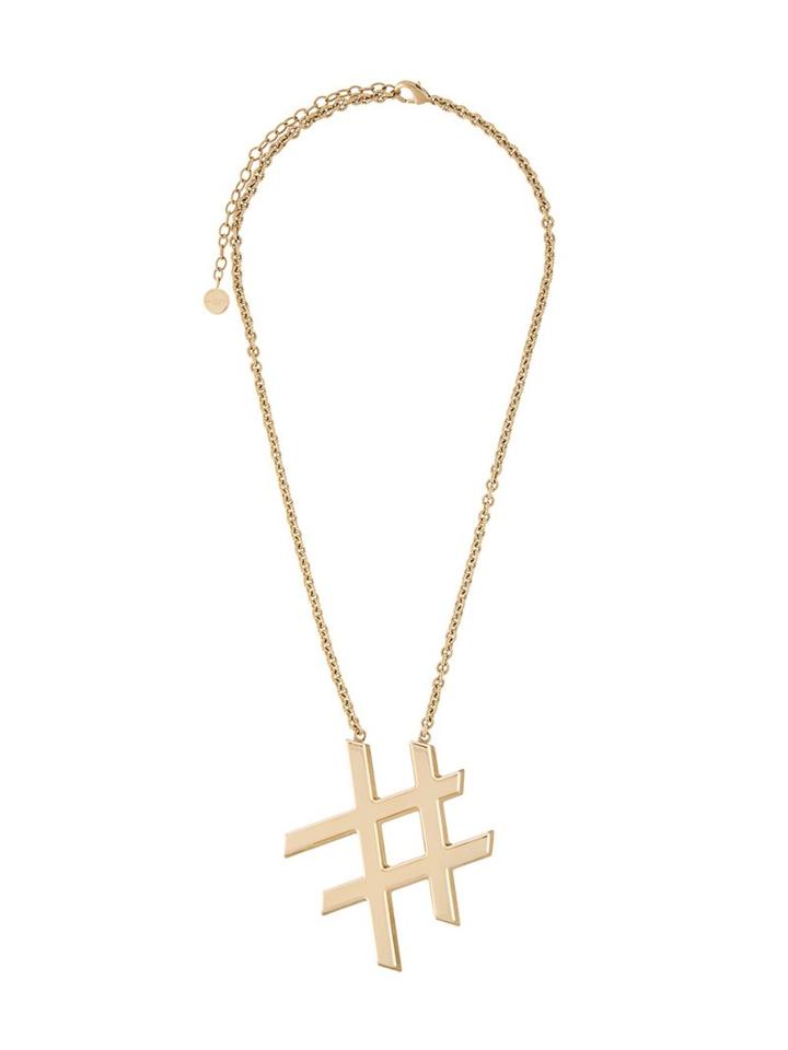 Lanvin Hashtag Necklace