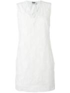 Sonia By Sonia Rykiel Sheer Detailing Shift Dress, Women's, Size: 36, White, Cotton/polyamide
